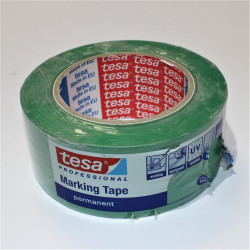 Tesa Markeringstape Grøn (4169) - 50mm x 33 meter - Bestil dit grønne markeringstape fra Tesa på discosupport.dk NEMT HURTIGT BI