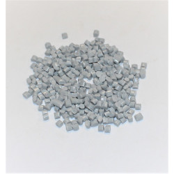 Grå Plastgranulat / Dukkefyld / Plasthagl - 1 KG