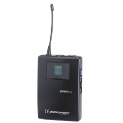 UHF410 Trådløs mikrofon sender - Beltpack. Køb din trådløs sender til mikrofon online på discosupport.dk!