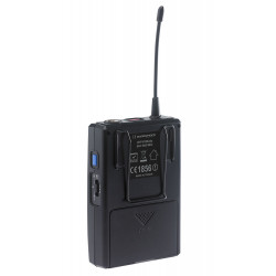 UHF410 Trådløs mikrofon sender - Beltpack. Køb din trådløs sender til mikrofon online på discosupport.dk!