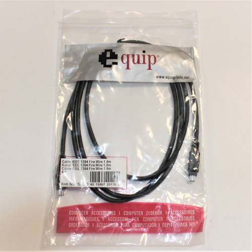 Fire Wire Kabel - e-quip - IEEE 1394 - 4 - 4 - 1,8m
