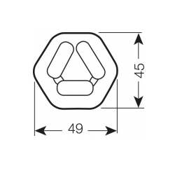 26W Kompakt lysstofrør - OSRAM - Narva - Sylvania - Philips - GX24Q-3 4-pin sokkel - discosupport.dk