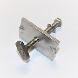 M6 Solcellebeslag -  Alu - 26 x 51 x 4,5mm