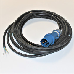 10m blå CEE Gummikabel - Campingvogns Kabel - 3x2,5mm2. Køb dine kabler online på discosupport.dk NEMT HURTIGT BILLIGT!!!