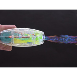 Sæbeboble pistol med LED lys - B-5 LED Bubble Gun