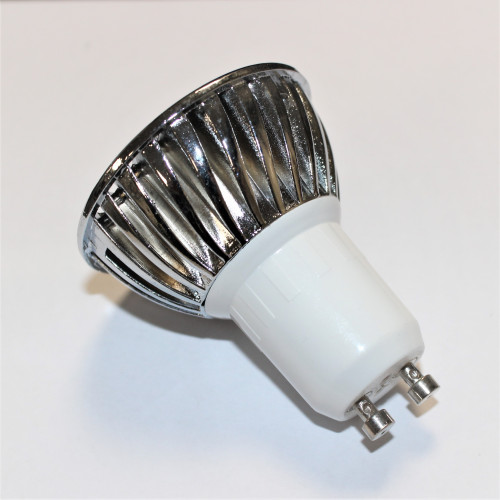 UV LED pære 3watt - Par 16 Lampe - 50mm Halogen GU10 230VUV Active på discosupport.dk