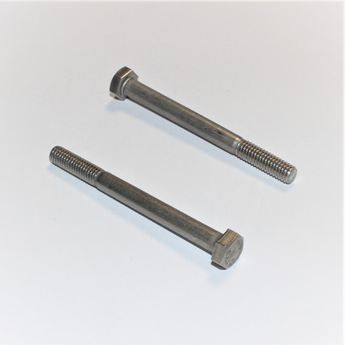 M6x50mm Rustfri skrue med delgevind A4-80 Syrefast DIN 931 - køb BILLIGT på discosupport.dk!