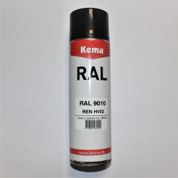 Kema RAL 9010 - Ren Hvid spraymaling og industrilak - På discosupport.dk finder du et bredt udvalg af kema spraydåser!