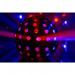LED Globe - Spejlkugle effekt der lyser - Med mange farver. Bestil den online på discosupport.dk!