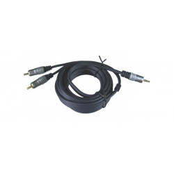 3,5mm Minijack til 2x Phono-kabel - Ipad kabel  -10 meter Køb Tilbud Her!