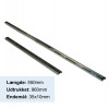 55cm udtræksskinne Udtrukket lænde 96cm - pris pr sæt 85kr