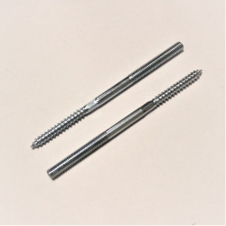 M8x140mm Bordbensbolt - Elektrogalvaniseret