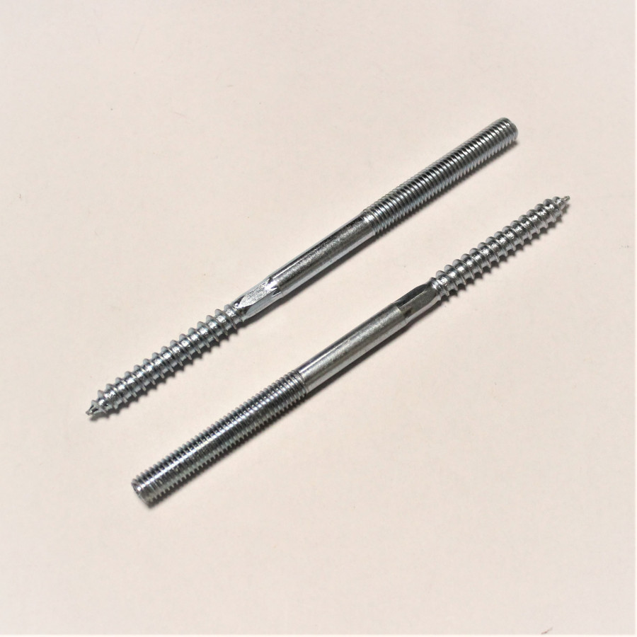 M8x140mm Bordbensbolt - Elektrogalvaniseret