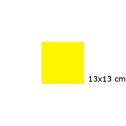 Gul 13x13 cm farvefilter