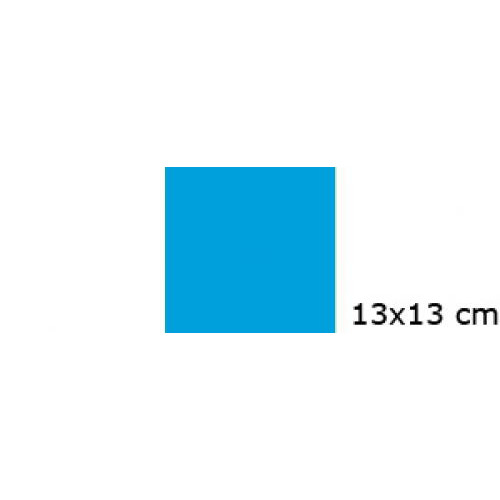 Blå 13x13 cm farvefilter