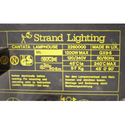 Følgespot 1200W - Strand Lighting Cantata 11/26 - Til Haller og Stadion